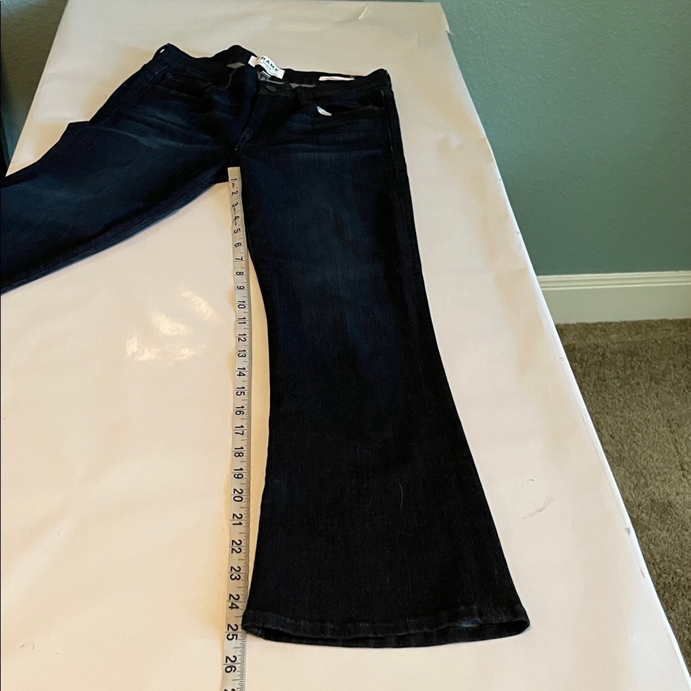 Frame Denim Le Crop Mini Boot Mid Rise Size 27 - Picture 7 of 16